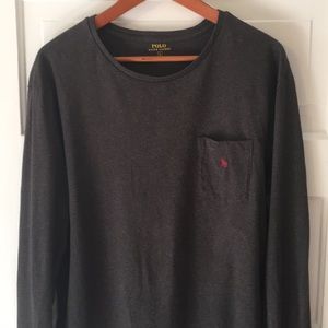 Polo Ralph Lauren Gray Long Sleeve Shirt